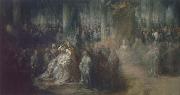 Carl Gustaf Pilo Gustav II S Chronic oil painting